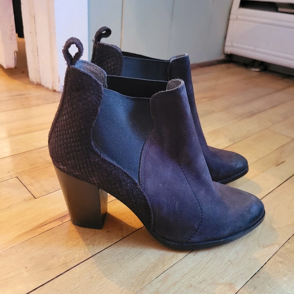 Anthropologie Seychelle Black Boots Booties - Picture 2 of 16